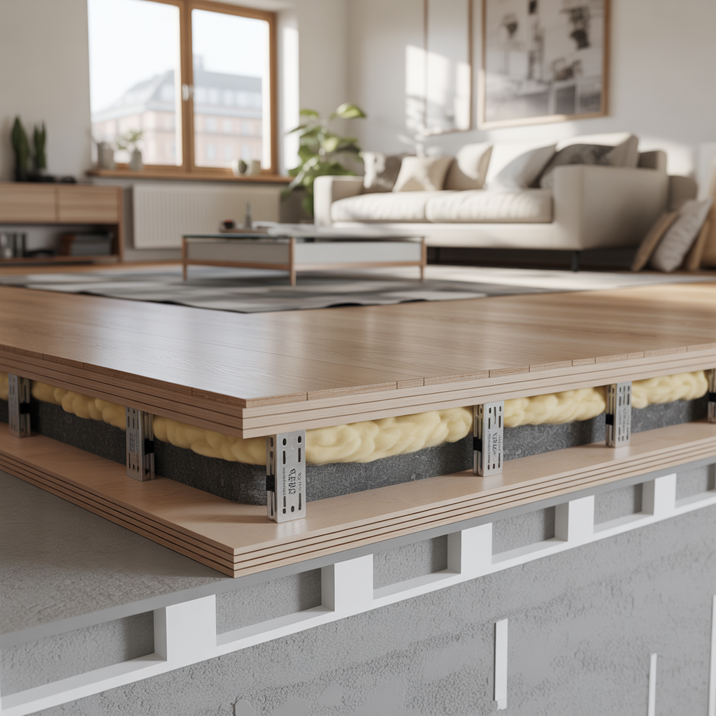 ljudisolera mellan vaningsplan material metod och pris